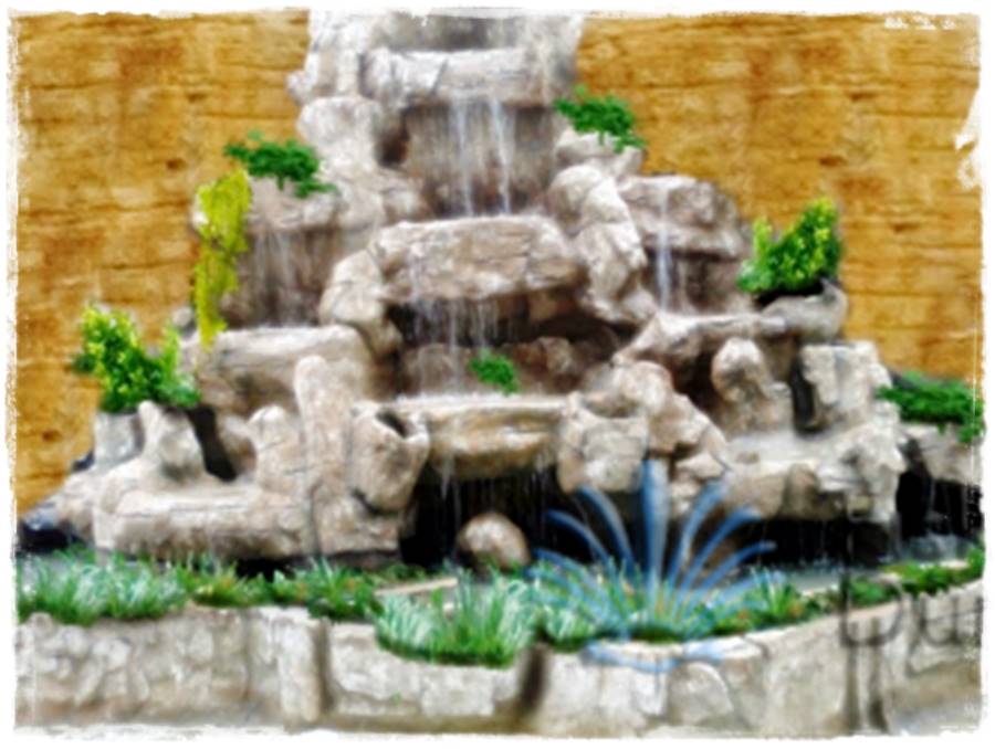 Fiberglass Şelaleler , Havuzlar ve Diğer Çalışmalar